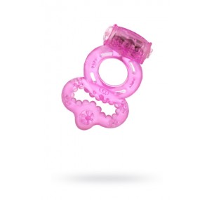 ВИБРОКОЛЬЦО TOYFA, TPE, РОЗОВЫЙ