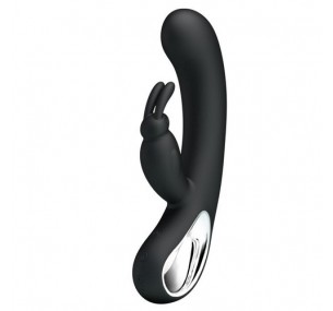 Мультифункциональный вибратор «Webb» с клиторальным зайчиком