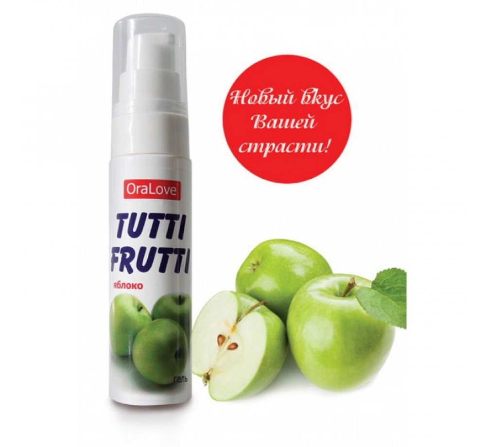 ГЕЛЬ "TUTTI-FRUTTI ЯБЛОКО" СЕРИИ "ORALOVE" 30Г