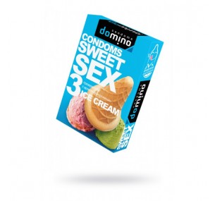 ПРЕЗЕРВАТИВЫ LUXE DOMINO SWEETSEX, МОРОЖЕНОЕ №3 , 18 СМ, АРТ 676