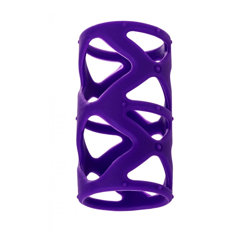 НАСАДКА НА ПЕНИС TOYFA A-TOYS , СИЛИКОН, ФИОЛЕТОВЫЙ, 7,5 СМ