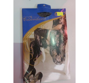 ЧУЛКИ СЕТКА - УЗОР, ЦВЕТ СЕРЫЙ , L, АРТ 1414- М