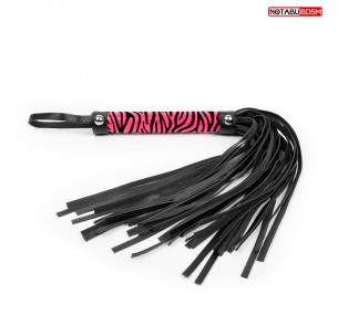 ПЛЁТКА L ручки 150 мм, L хвоста 240 мм, цвет чёрный/розовый  