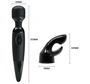 Вибромассажер SENSUAL MASSAGER со сменной насадкой  