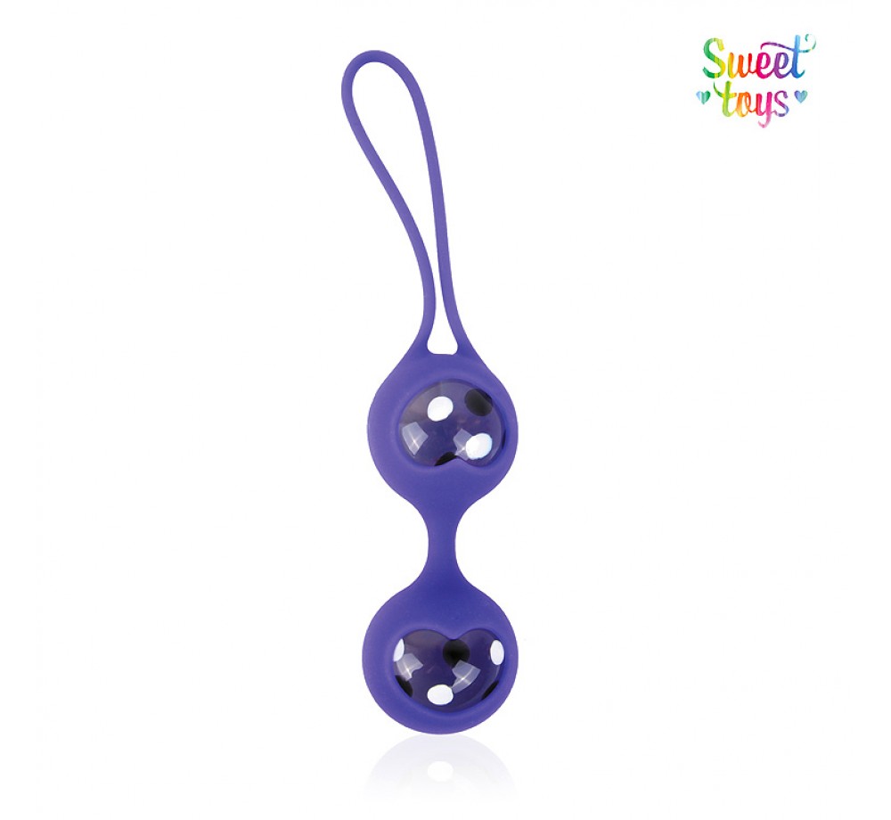 ШАРИКИ ВАГИНАЛЬНЫЕ D 33 мм, вес 75 г, цвет фиолетовый 