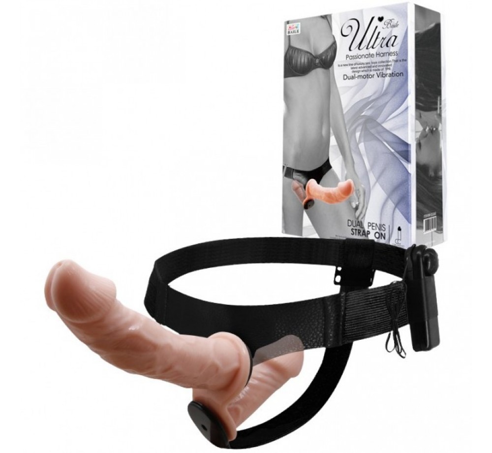 СТРАПОН ИЗ TPR ULTRA PASSIONATE HARNESS, 17.5 СМ, АРТ BW-022060