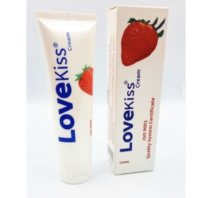 КРЕМ-СМАЗКА ЛУБРИКАНТ "LOVE KISS" 100 МЛ, КЛУБНИКА, АРТ 4568