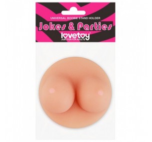 СУВЕНИРНАЯ ПОДСТАВКА ДЛЯ ТЕЛЕФОНА ГРУДЬ НА ПРИСОСКЕ UNIVERSAL BOOBIE STAND HOLDER, АРТ LV465021