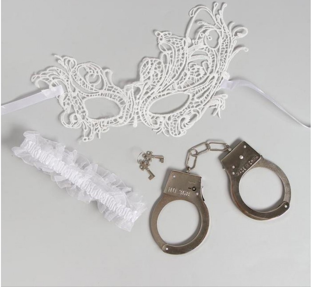 Карнавальный набор «Сладкая ночь», маска, повязка, наручники