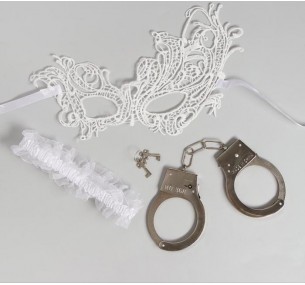 Карнавальный набор «Сладкая ночь», маска, повязка, наручники