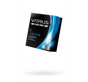 ПРЕЗЕРВАТИВЫ ''VITALIS'' PREMIUM №3 NATURAL - КЛАССИЧЕСКИЕ (ШИРИНА 53MM) 