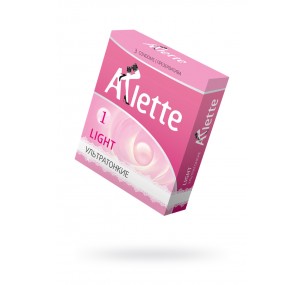 ПРЕЗЕРВАТИВЫ "ARLETTE" №3, LIGHT УЛЬТРАТОНКИЕ 3 ШТ 