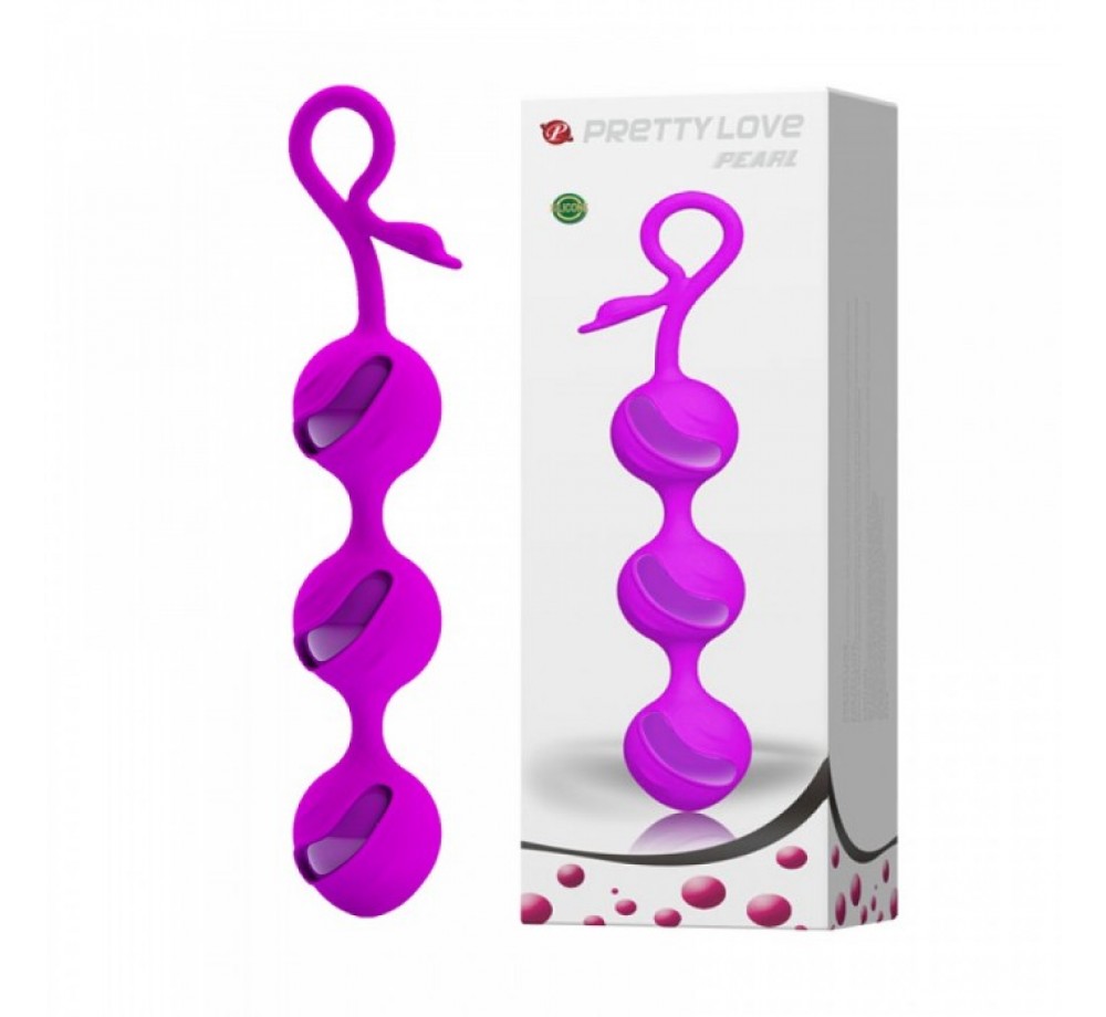 ВАГИНАЛЬНЫЕ ШАРИКИ PRETTY LOVE BALLS, ФУКСИЯ