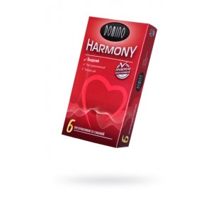 ПРЕЗЕРВАТИВЫ LUXE DOMINO HARMONY ГЛАДКИЙ 6 ШТ. В УПАКОВКЕ