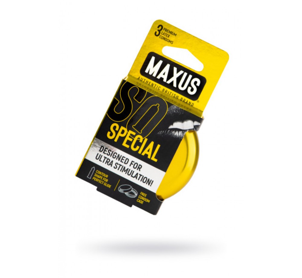 ПРЕЗЕРВАТИВЫ MAXUS ТОЧЕЧНО-РЕБРИСТЫЕ В ЖЕЛЕЗНОМ КЕЙСЕ № 3, 18 СМ