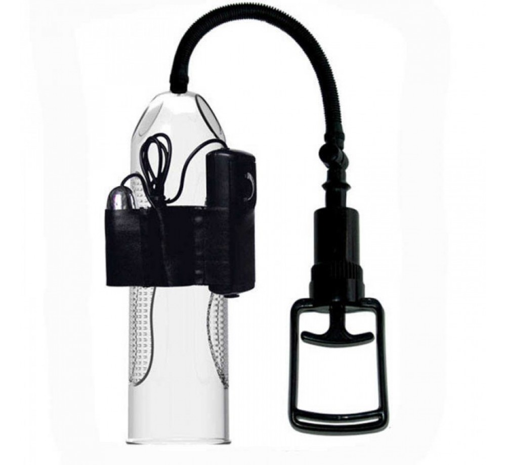 ВАКУУМНАЯ ПОМПА С ВИБРАЦИЕЙ НА ПУЛЬТЕ ALEXANDER PRETTY LOVE, ПРОЗРАЧНАЯ