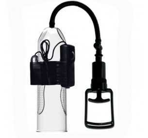 ВАКУУМНАЯ ПОМПА С ВИБРАЦИЕЙ НА ПУЛЬТЕ ALEXANDER PRETTY LOVE, ПРОЗРАЧНАЯ 