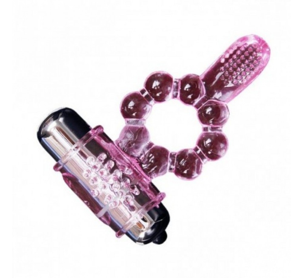 ЭРЕКЦИОННОЕ КОЛЬЦО С ВИБРАЦИЕЙ PLEASURE TONGUE