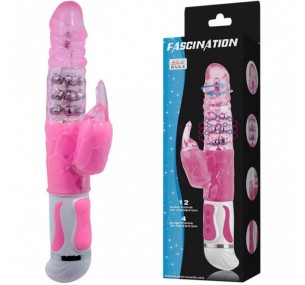ХАЙ-ТЕК РОТАТОР ДЛЯ ЖЕНЩИН СО СТИМУЛЯТОРОМ КЛИТОРА «FASCINATION» ОТ КОМПАНИИ BAILE, ЦВЕТ РОЗОВЫЙ, BW-063008