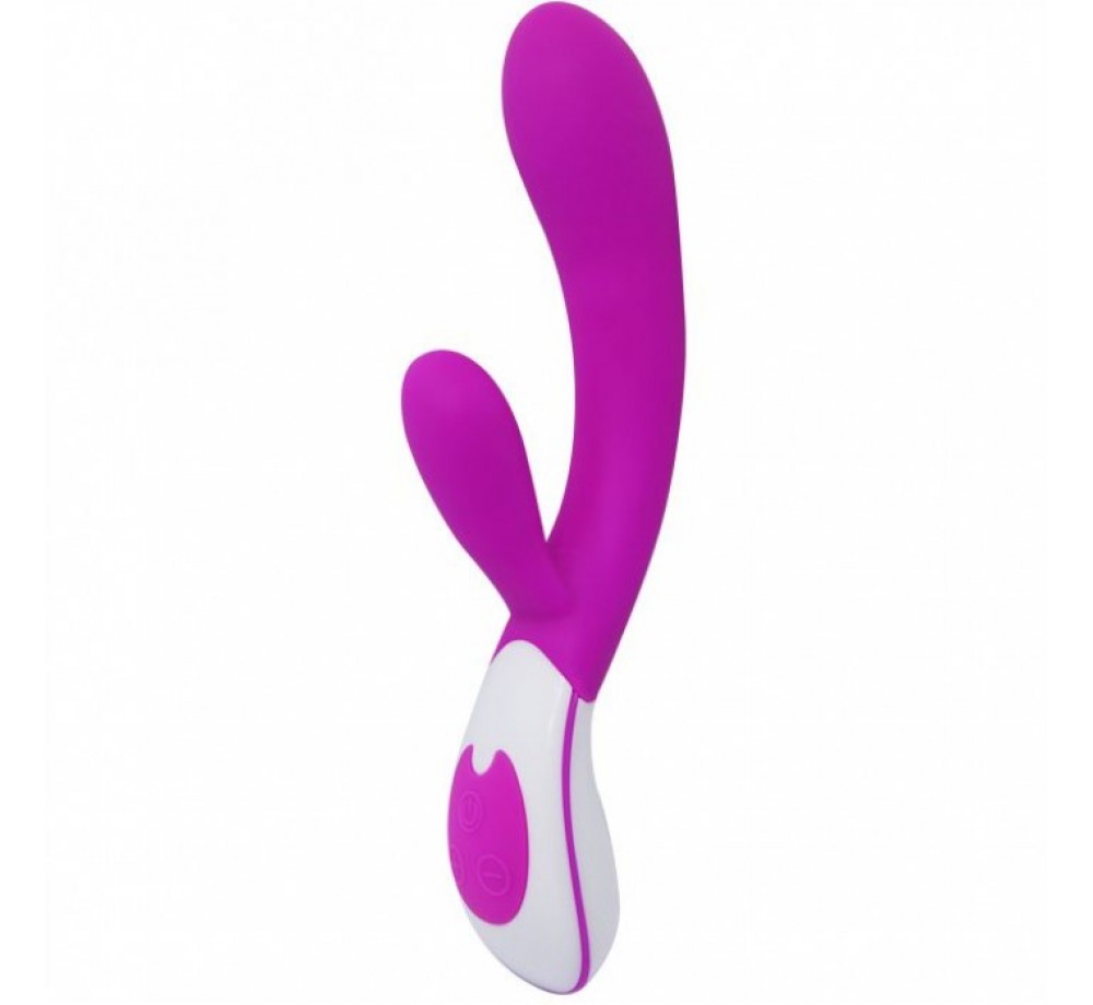 ВИБРАТОР ДЛЯ СТИМУЛЯЦИИ ТОЧКИ G - «COLBY» С КЛИТОРАЛЬНЫМ СТИМУЛЯТОРОМ, PRETTY LOVE, BAILE BI-014231-1