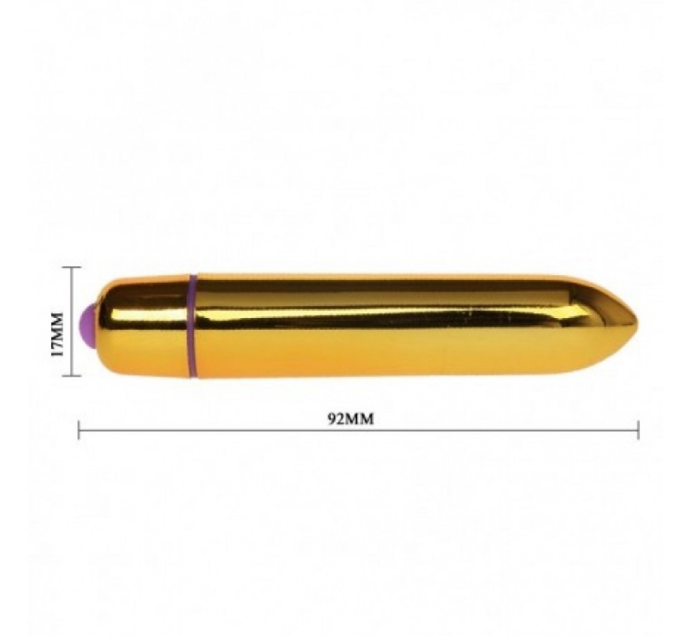 ВИБРОПУЛЬКА С 10 ФУНКЦИЯМИ ВИБРАЦИИ ЗОЛОТАЯ