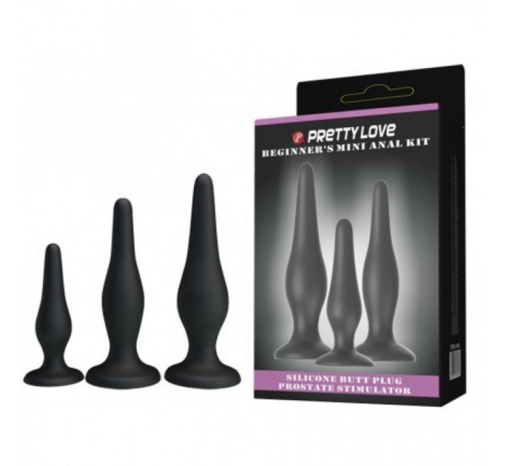 Pretty love Анальные пробки Beginners mini anal kit BI-014456H