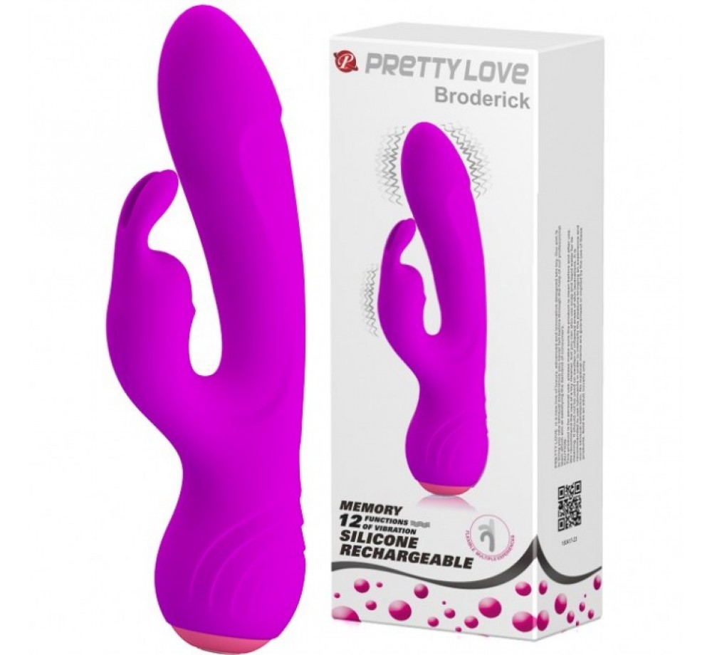 Baile Вибратор силиконовый Broderick 17.9 см, BI-014644